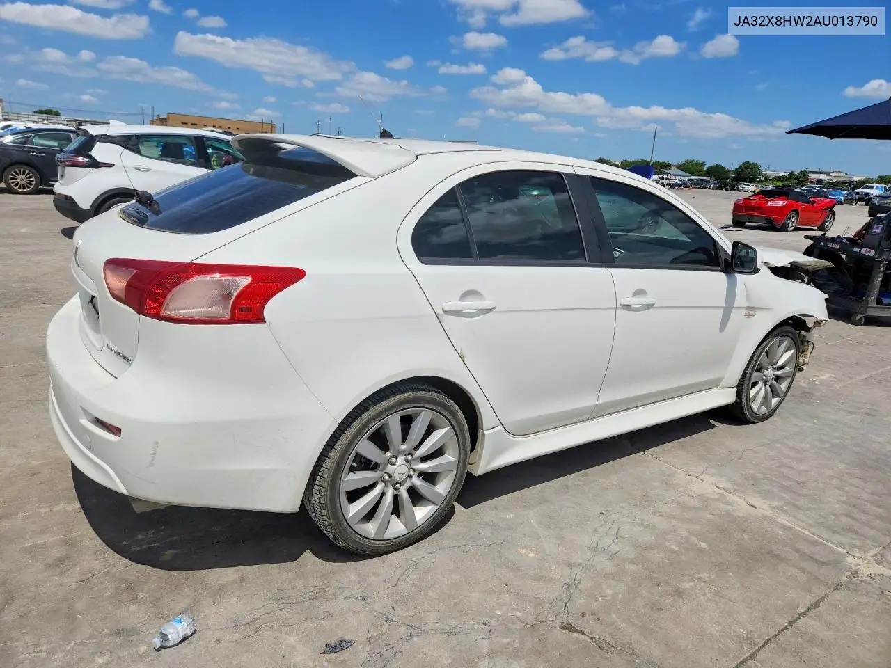 2010 Mitsubishi Lancer Gts VIN: JA32X8HW2AU013790 Lot: 55602316