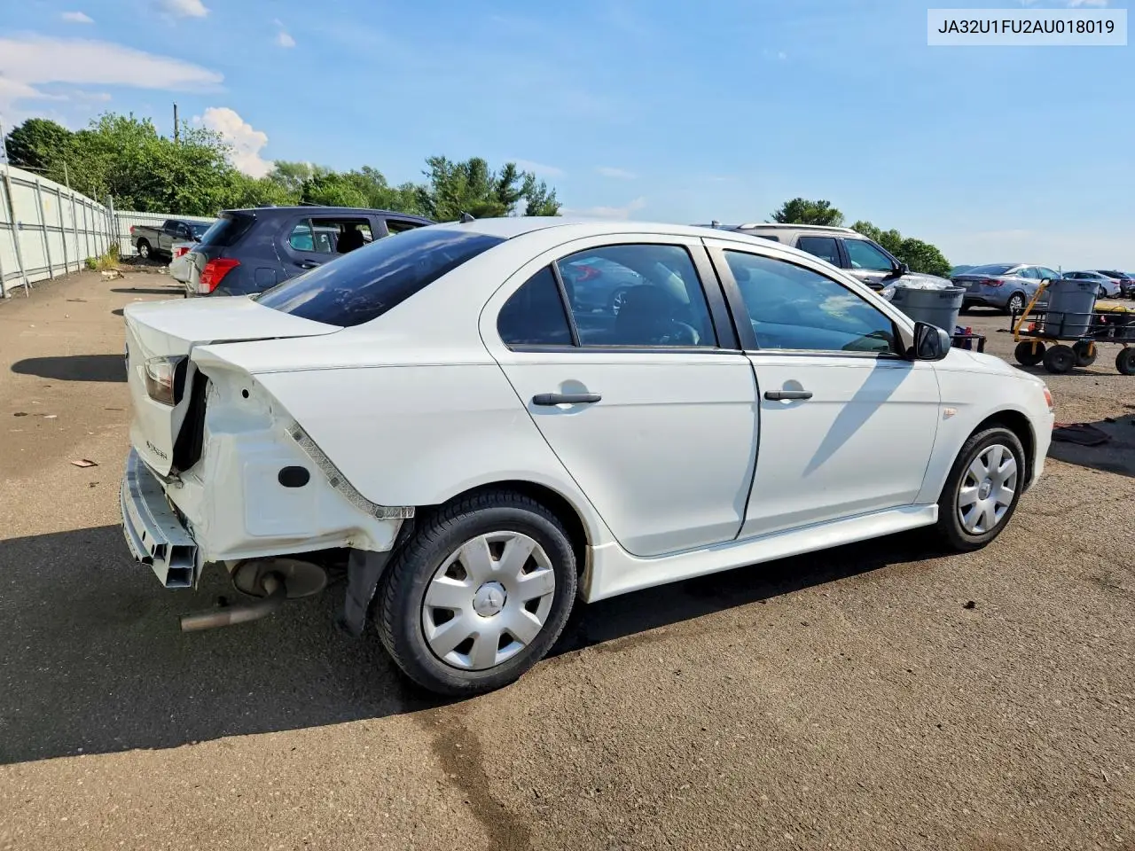 2010 Mitsubishi Lancer De VIN: JA32U1FU2AU018019 Lot: 57195596