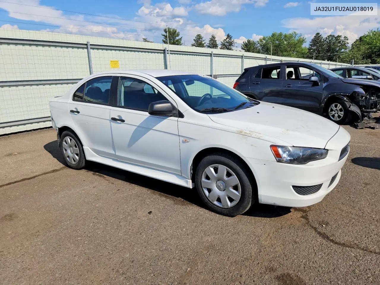 2010 Mitsubishi Lancer De VIN: JA32U1FU2AU018019 Lot: 57195596
