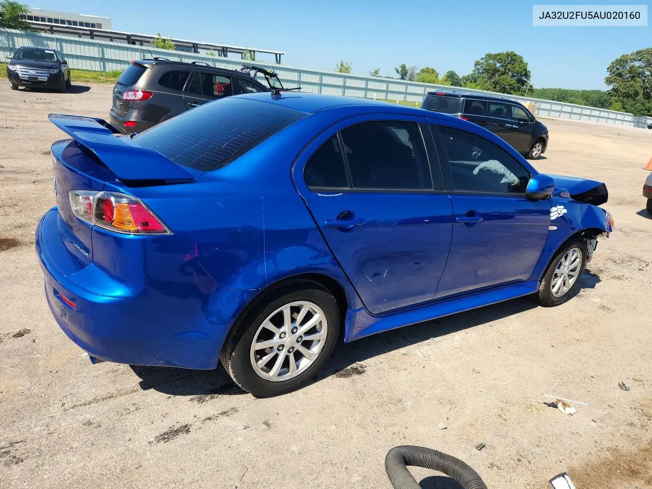 2010 Mitsubishi Lancer Es/Es Sport VIN: JA32U2FU5AU020160 Lot: 61145086