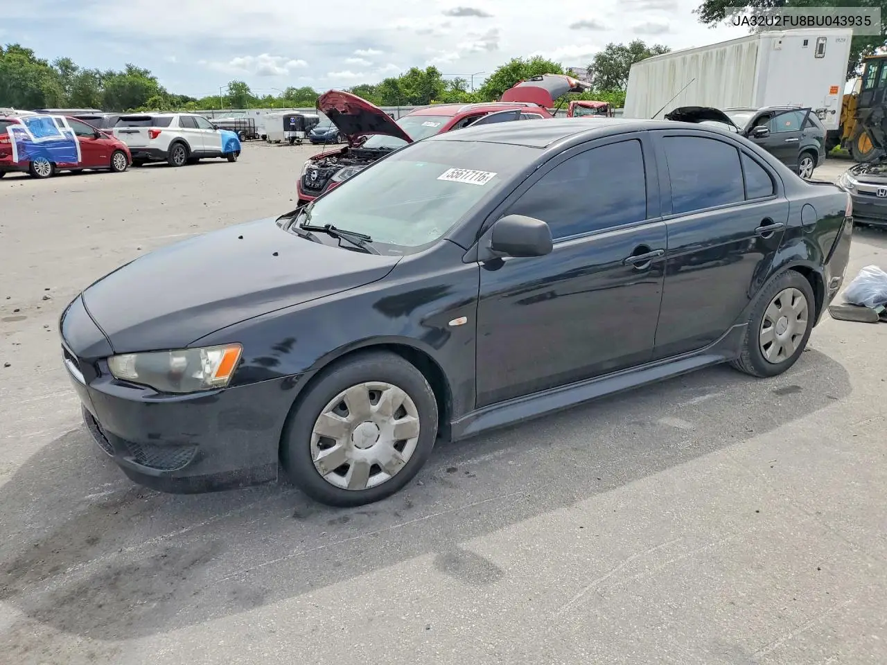 2011 Mitsubishi Lancer Es VIN: JA32U2FU8BU043935 Lot: 55617116