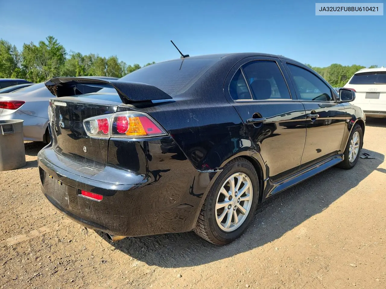 2011 Mitsubishi Lancer Es/Es Sport VIN: JA32U2FU8BU610421 Lot: 60023316