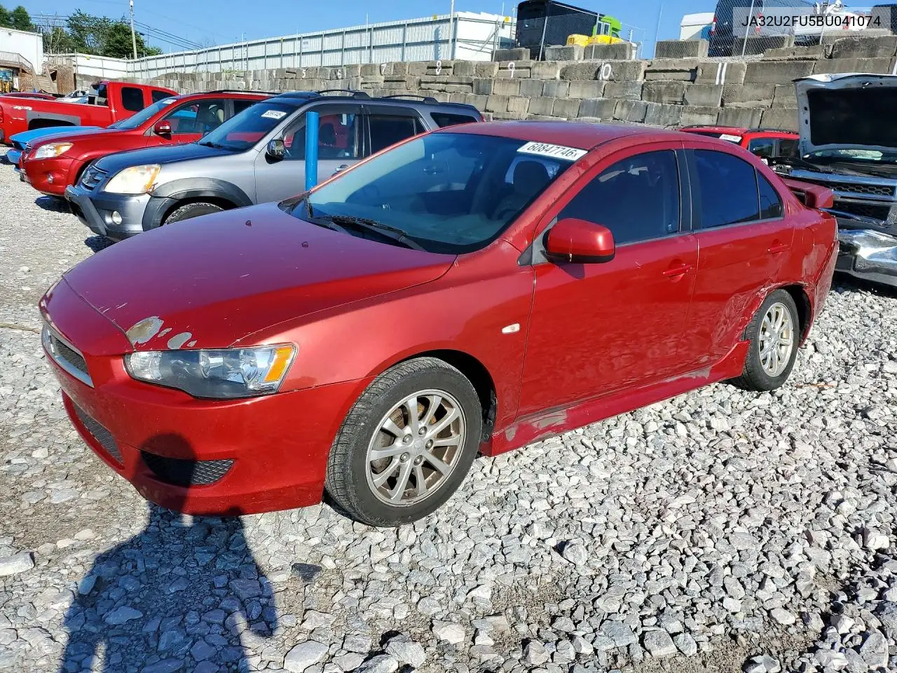 2011 Mitsubishi Lancer VIN: JA32U2FU5BU041074 Lot: 60847746
