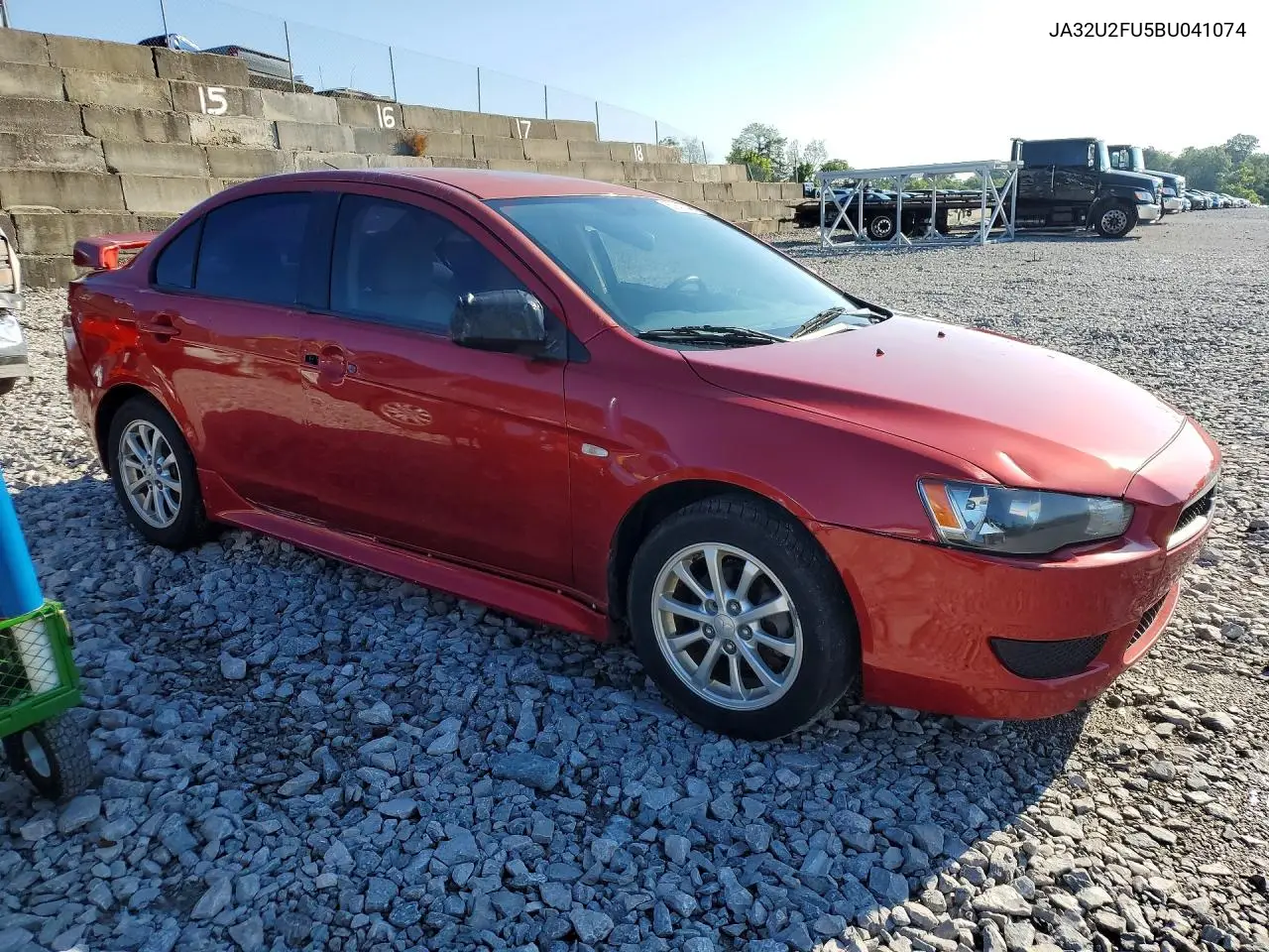 2011 Mitsubishi Lancer VIN: JA32U2FU5BU041074 Lot: 60847746