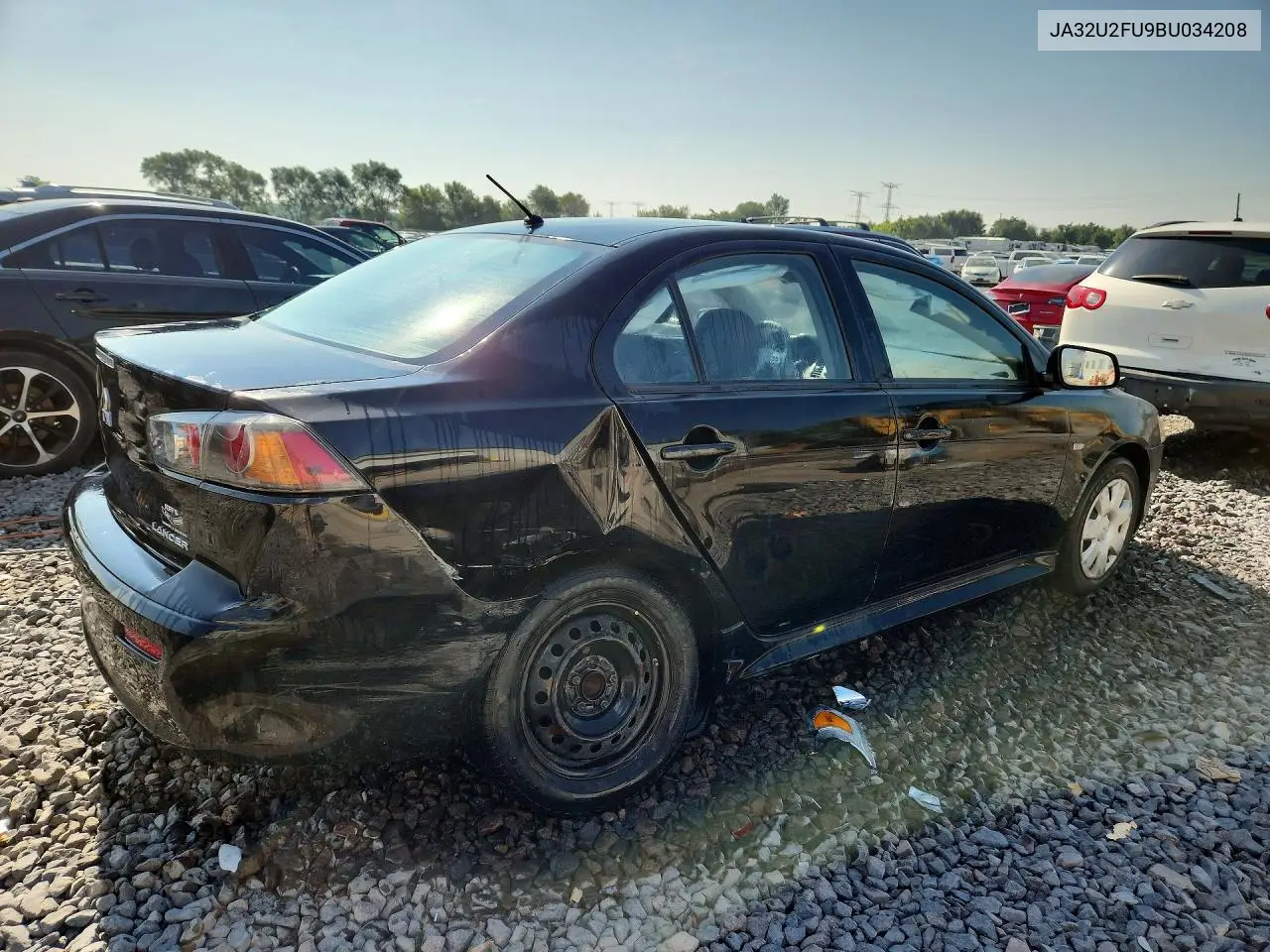 2011 Mitsubishi Lancer Es/Es Sport VIN: JA32U2FU9BU034208 Lot: 61069826