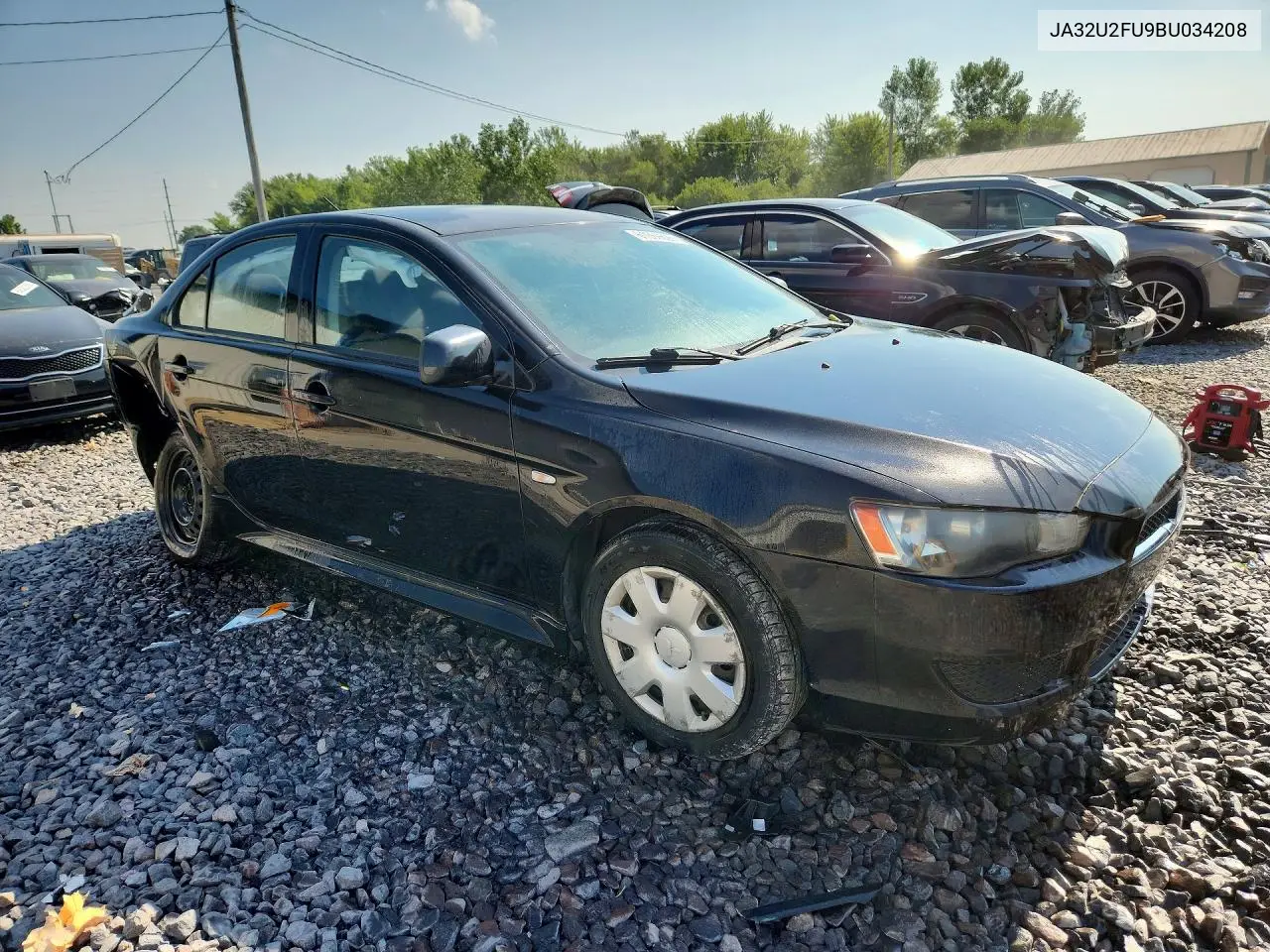 2011 Mitsubishi Lancer Es/Es Sport VIN: JA32U2FU9BU034208 Lot: 61069826