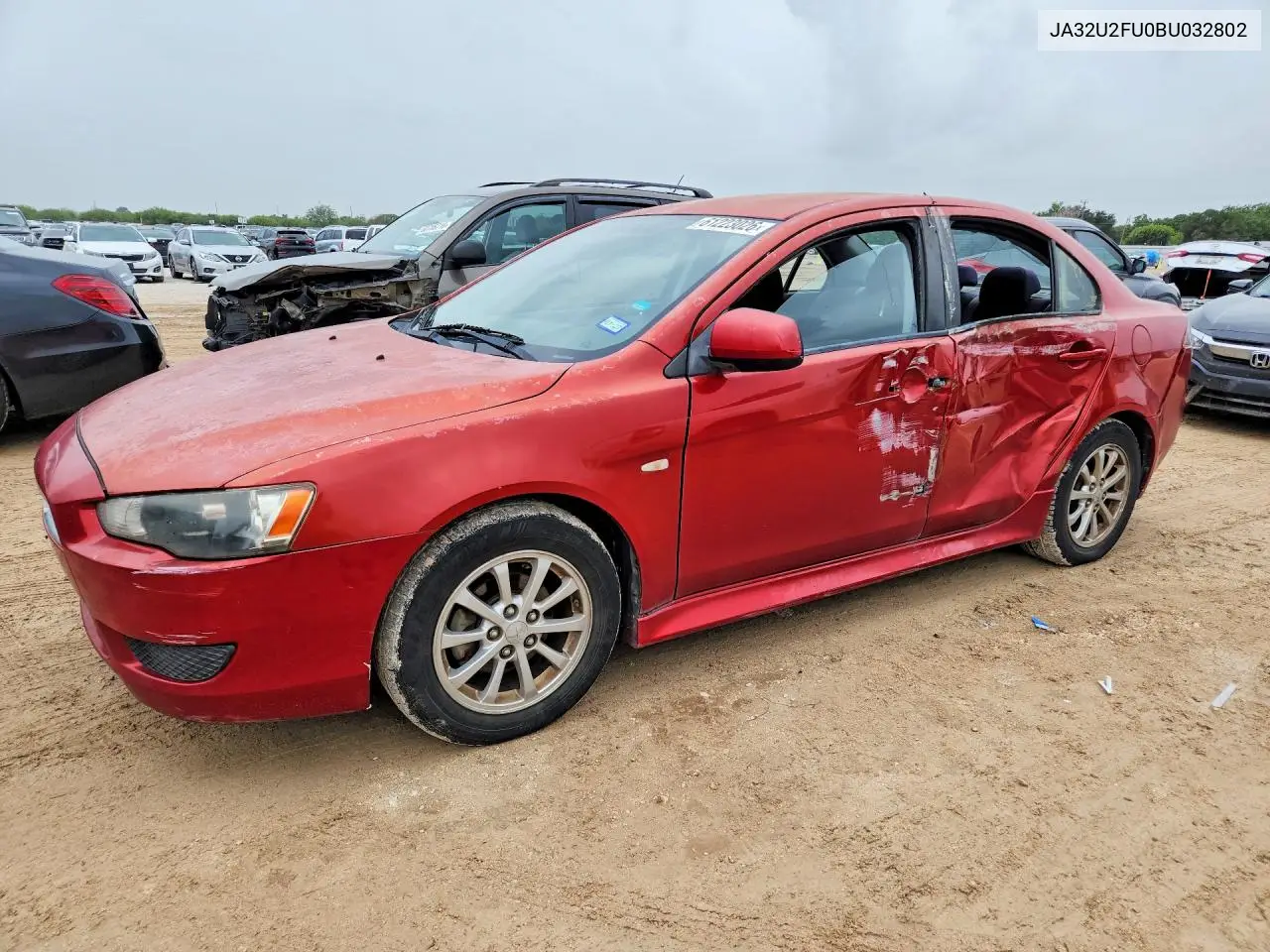 2011 Mitsubishi Lancer Es/Es Sport VIN: JA32U2FU0BU032802 Lot: 61223026