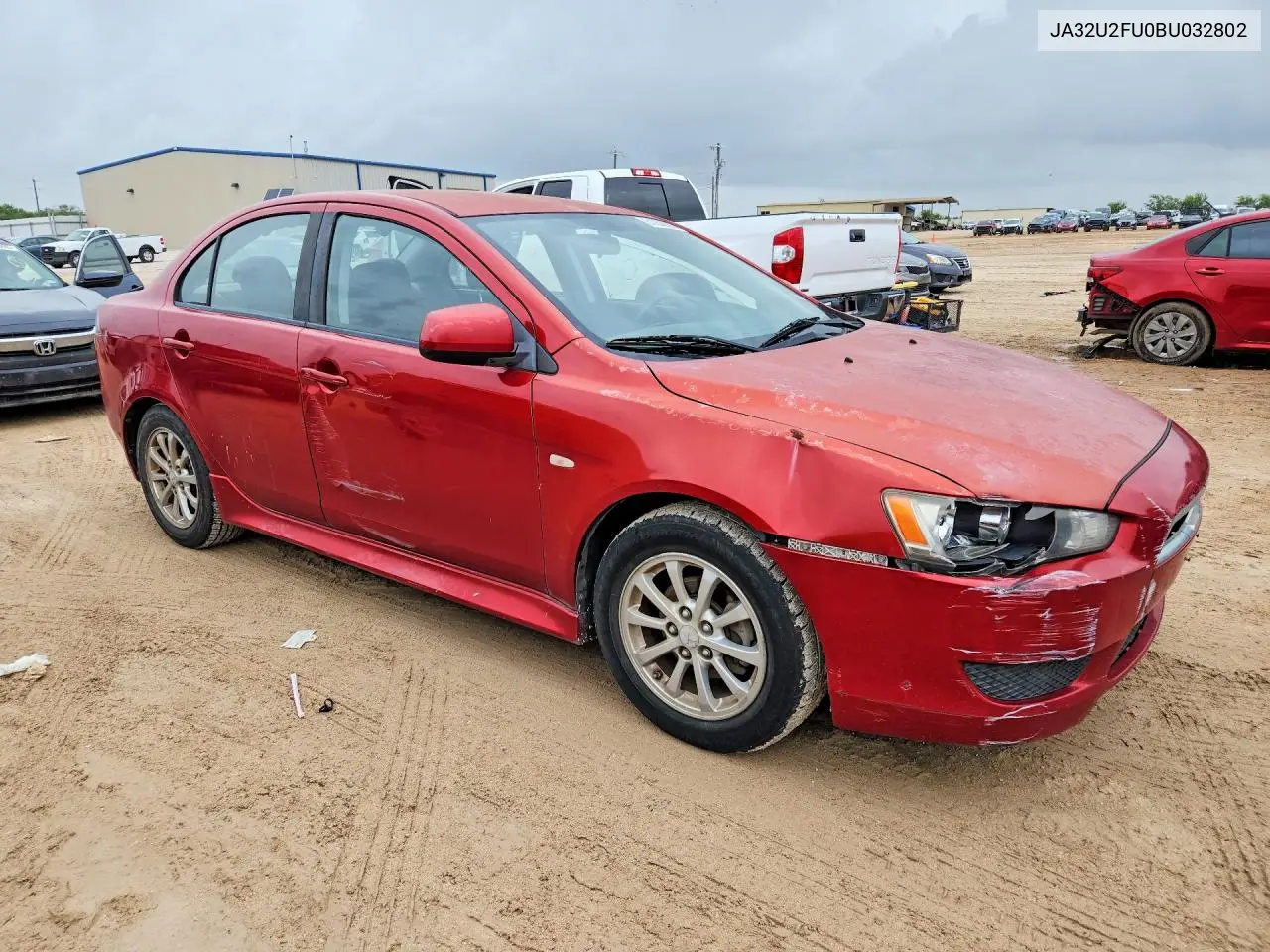 2011 Mitsubishi Lancer Es/Es Sport VIN: JA32U2FU0BU032802 Lot: 61223026