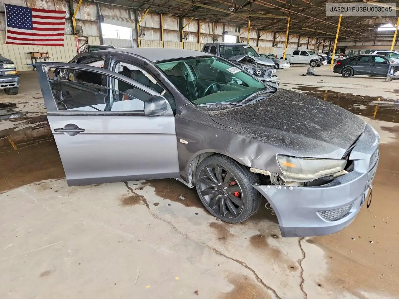 2011 Mitsubishi Lancer De VIN: JA32U1FU3BU003045 Lot: 61711016