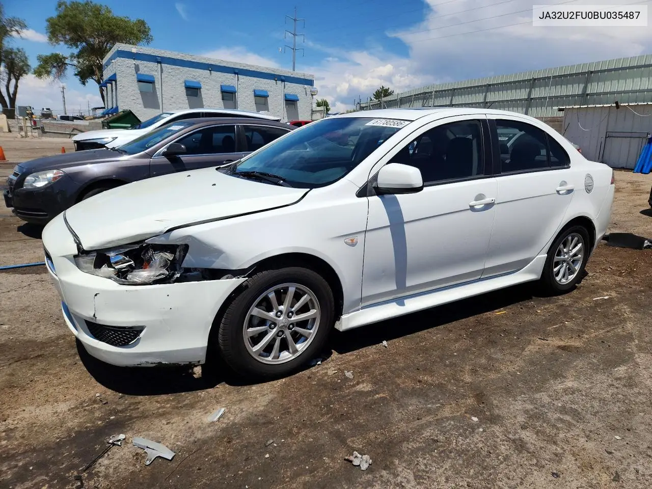 2011 Mitsubishi Lancer Es/Es Sport VIN: JA32U2FU0BU035487 Lot: 61780586