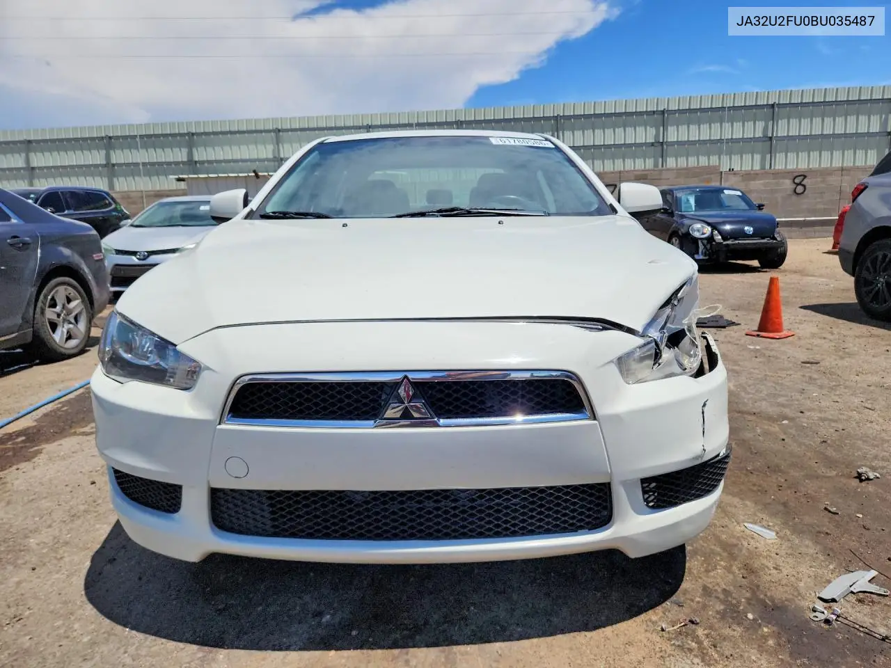 2011 Mitsubishi Lancer Es/Es Sport VIN: JA32U2FU0BU035487 Lot: 61780586