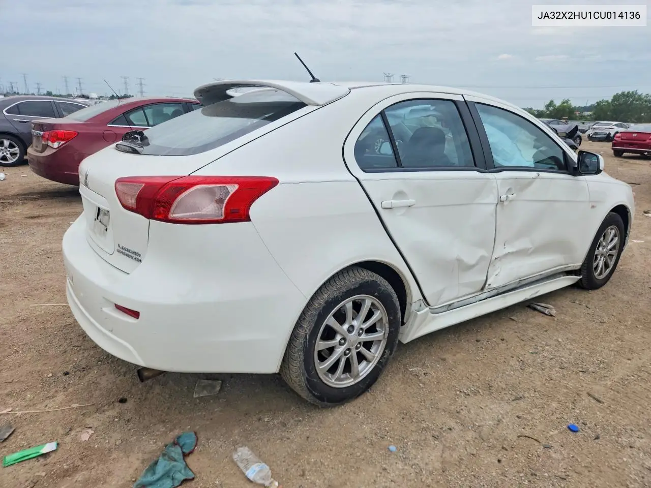 2012 Mitsubishi Lancer Es/Es Sport VIN: JA32X2HU1CU014136 Lot: 59227976