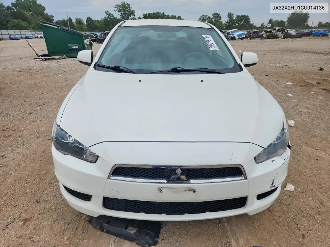 2012 Mitsubishi Lancer Es/Es Sport VIN: JA32X2HU1CU014136 Lot: 59227976