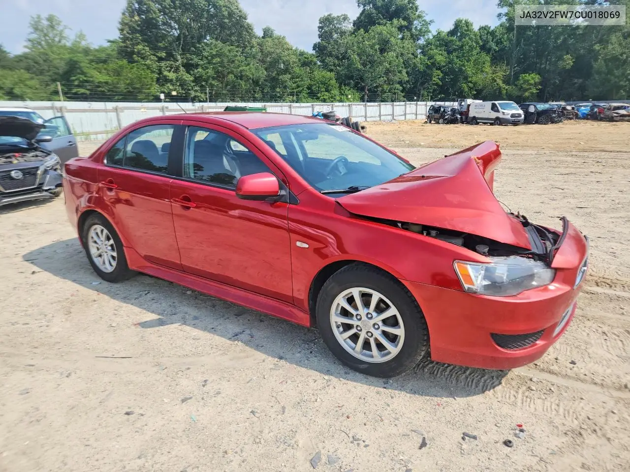 2012 Mitsubishi Lancer Se VIN: JA32V2FW7CU018069 Lot: 61241166