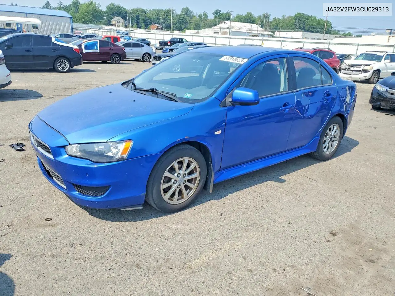 2012 Mitsubishi Lancer Se VIN: JA32V2FW3CU029313 Lot: 61910656