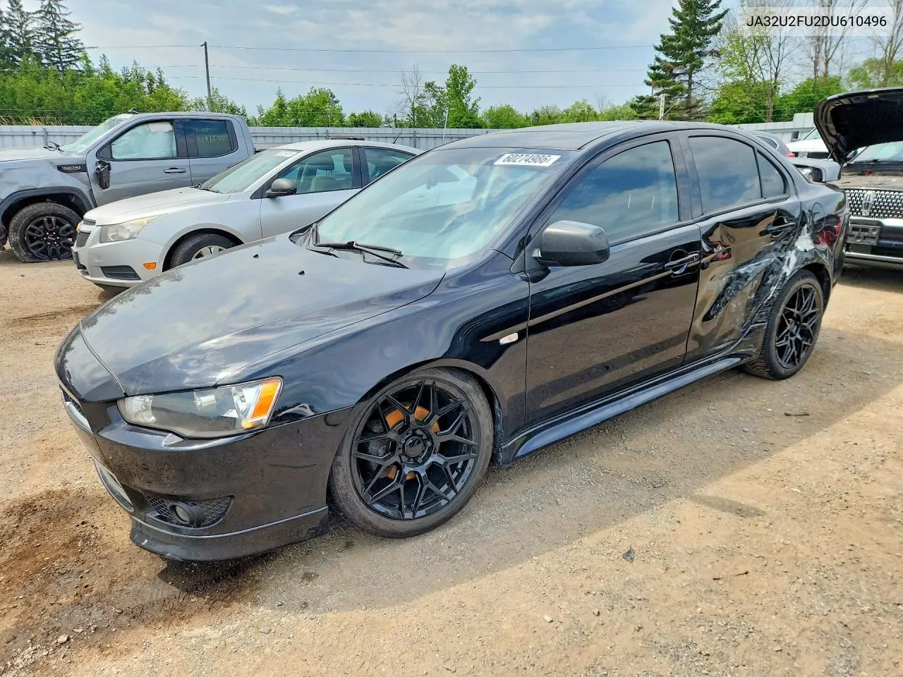 2013 Mitsubishi Lancer Es/Es Sport VIN: JA32U2FU2DU610496 Lot: 60274986
