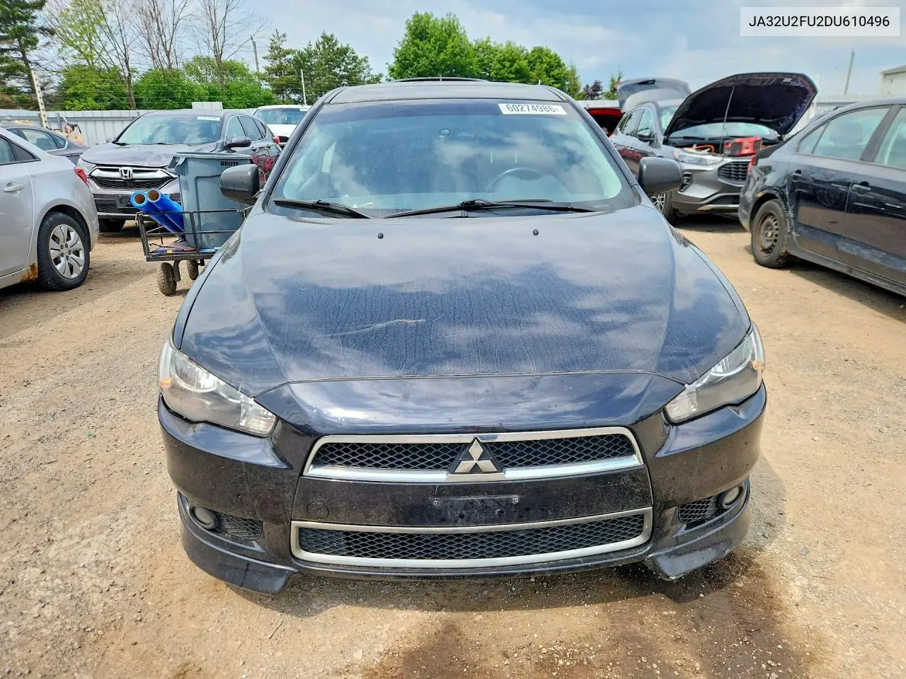 2013 Mitsubishi Lancer Es/Es Sport VIN: JA32U2FU2DU610496 Lot: 60274986