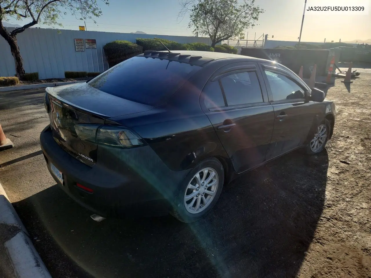 2013 Mitsubishi Lancer VIN: JA32U2FU5DU013309 Lot: 61077276