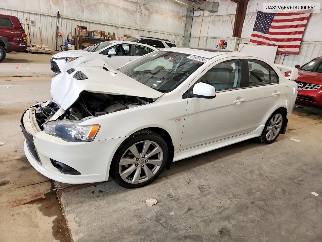 2013 Mitsubishi Lancer Ralliart VIN: JA32V6FV6DU000551 Lot: 61606436