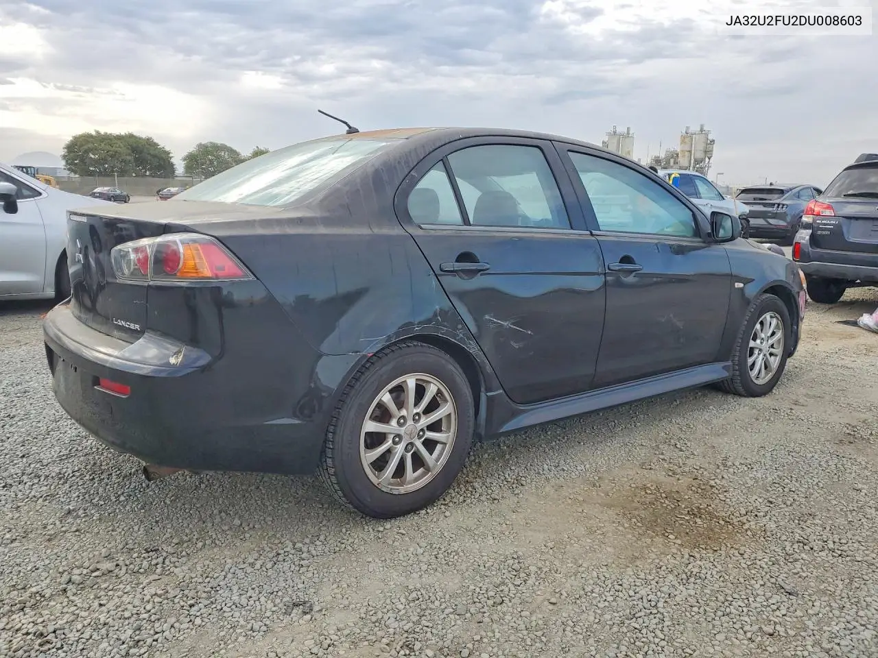 2013 Mitsubishi Lancer Es/Es Sport VIN: JA32U2FU2DU008603 Lot: 61968556