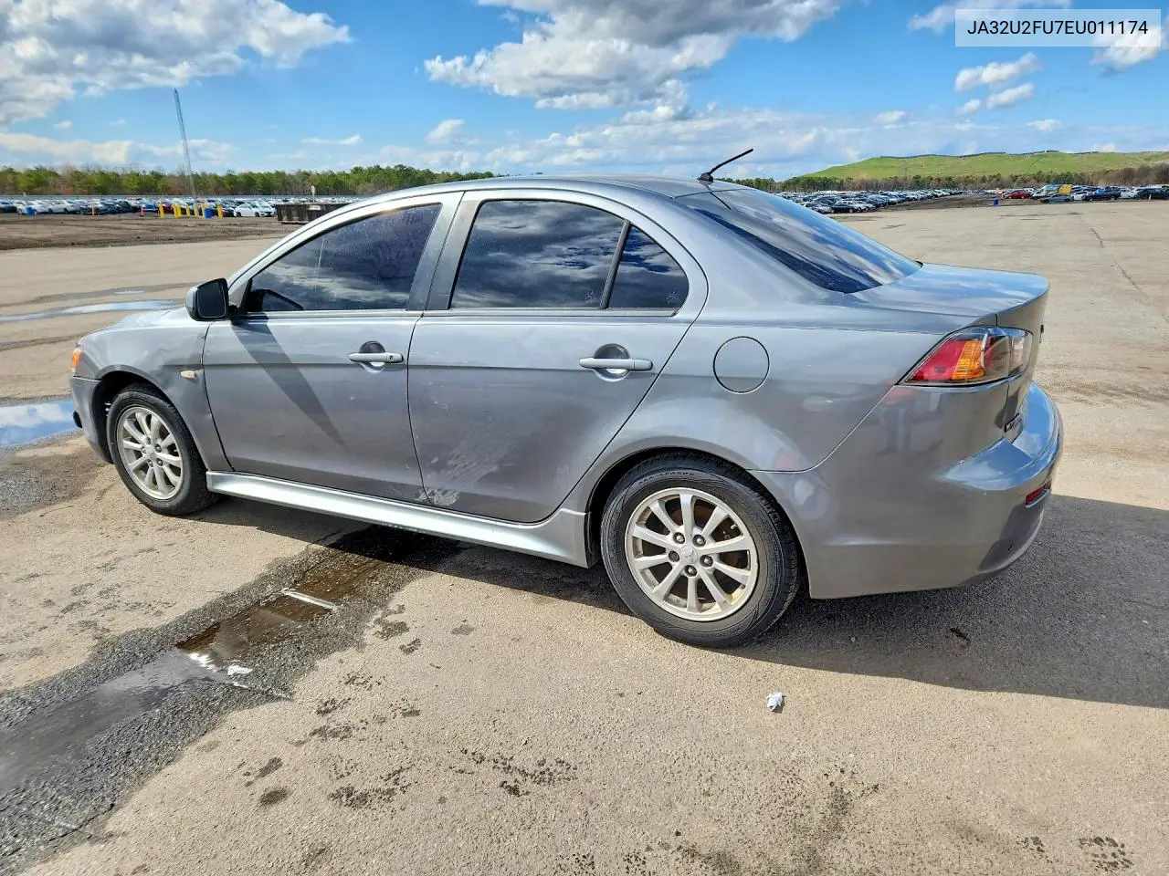 2014 Mitsubishi Lancer VIN: JA32U2FU7EU011174 Lot: 50004176
