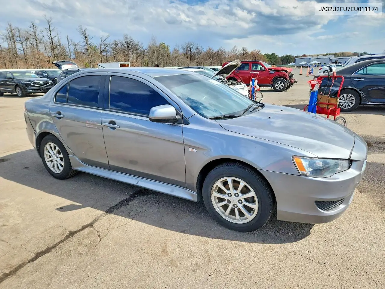 2014 Mitsubishi Lancer VIN: JA32U2FU7EU011174 Lot: 50004176