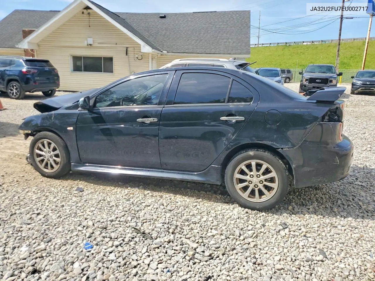2014 Mitsubishi Lancer Es VIN: JA32U2FU7EU002717 Lot: 56021216