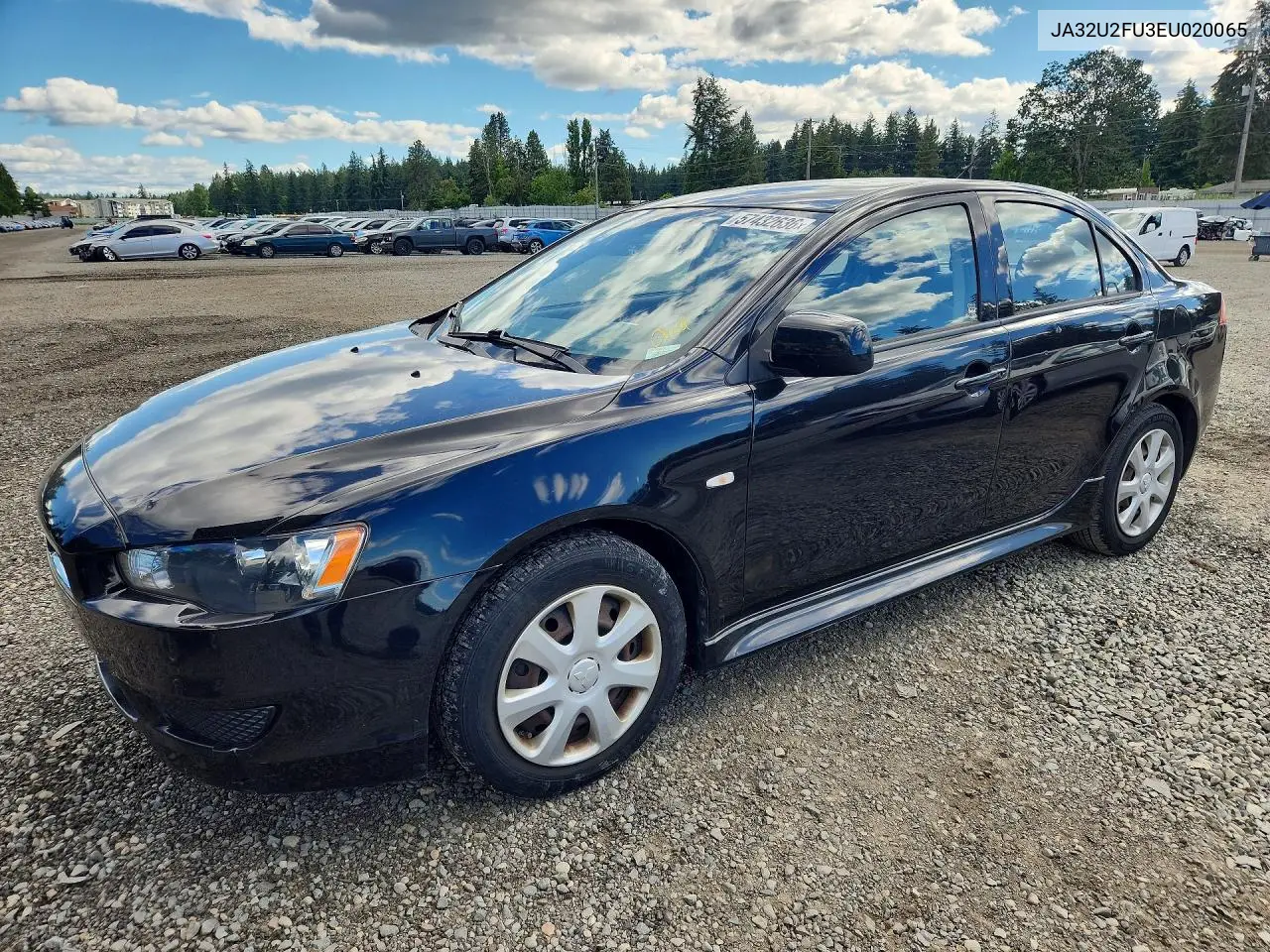 2014 Mitsubishi Lancer Es VIN: JA32U2FU3EU020065 Lot: 57432636