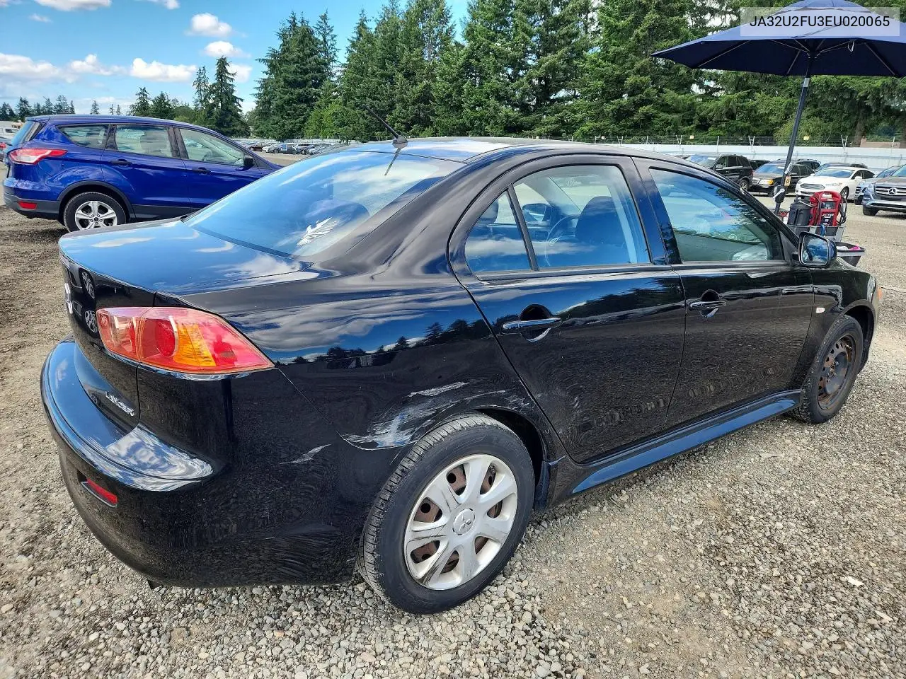 2014 Mitsubishi Lancer Es VIN: JA32U2FU3EU020065 Lot: 57432636