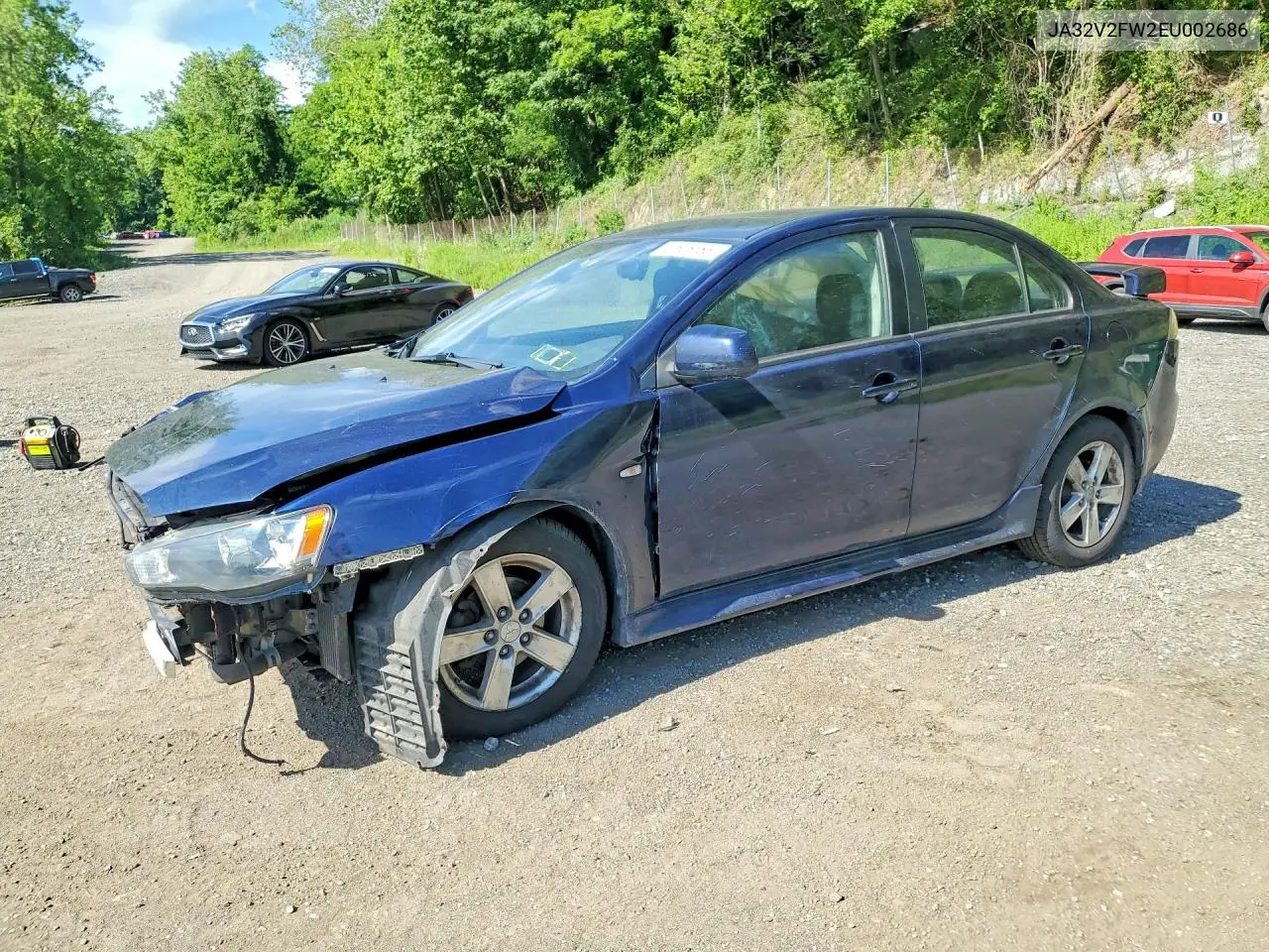 2014 Mitsubishi Lancer Se VIN: JA32V2FW2EU002686 Lot: 57626186