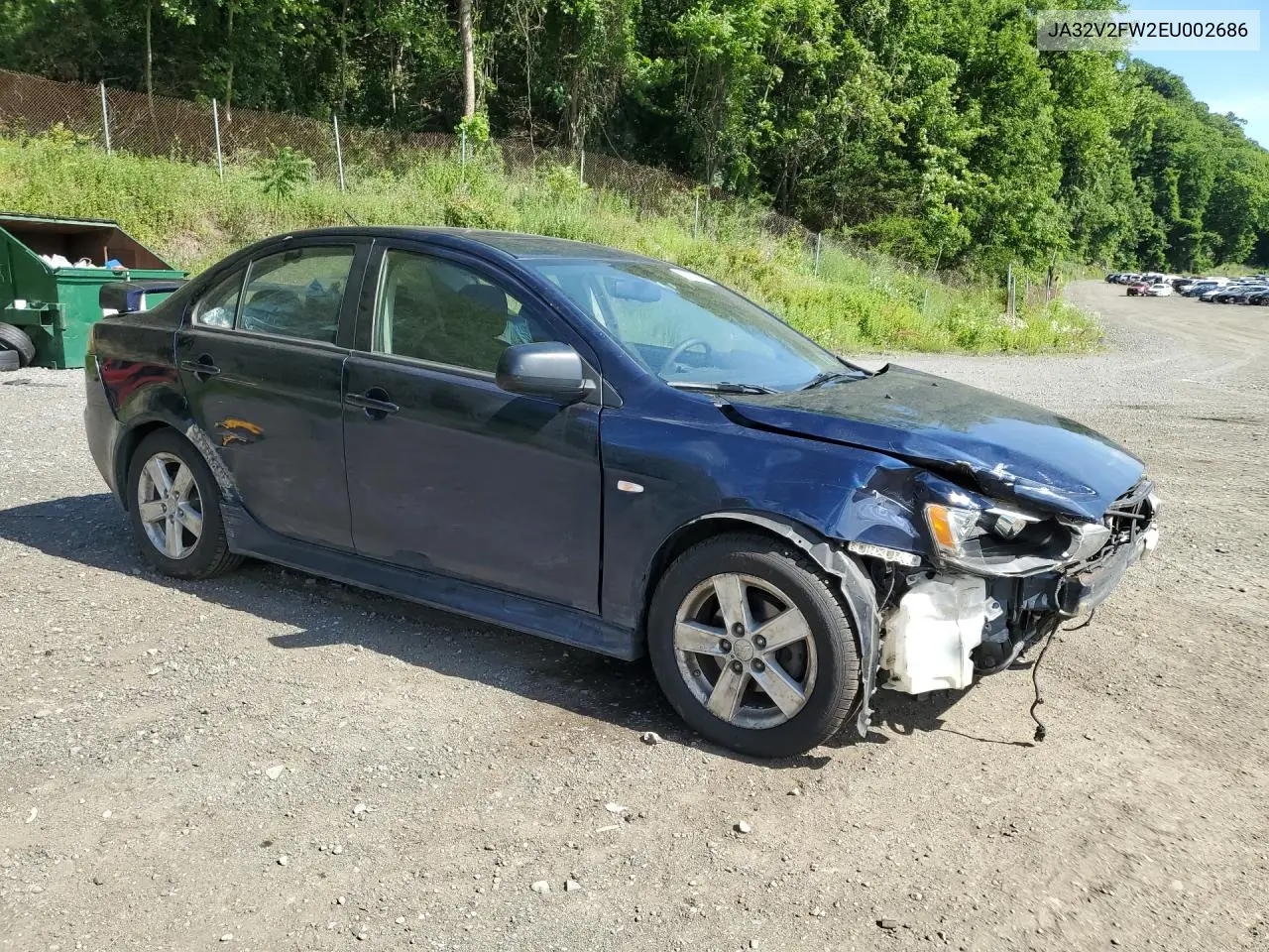 2014 Mitsubishi Lancer Se VIN: JA32V2FW2EU002686 Lot: 57626186
