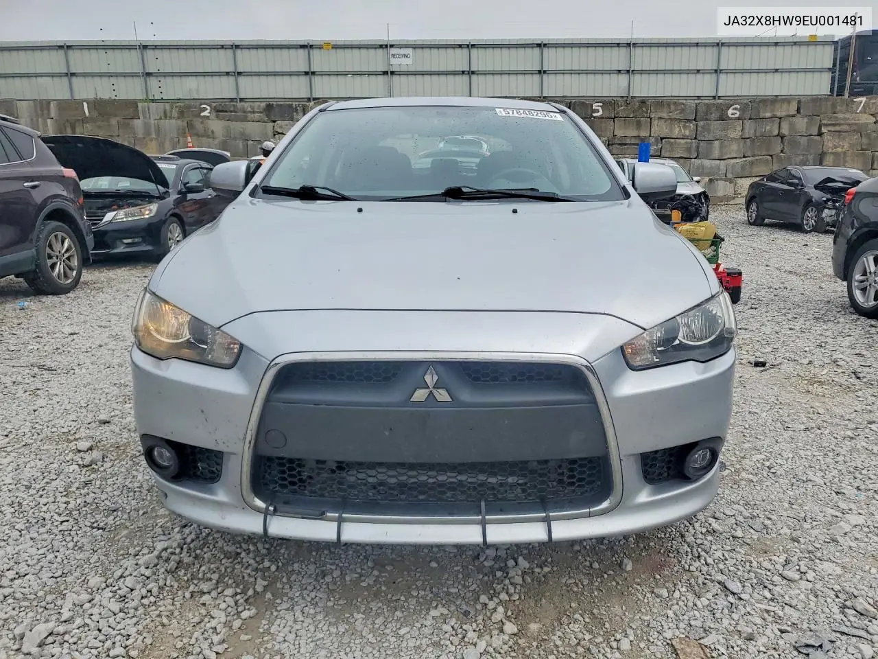 2014 Mitsubishi Lancer Gt VIN: JA32X8HW9EU001481 Lot: 57848296