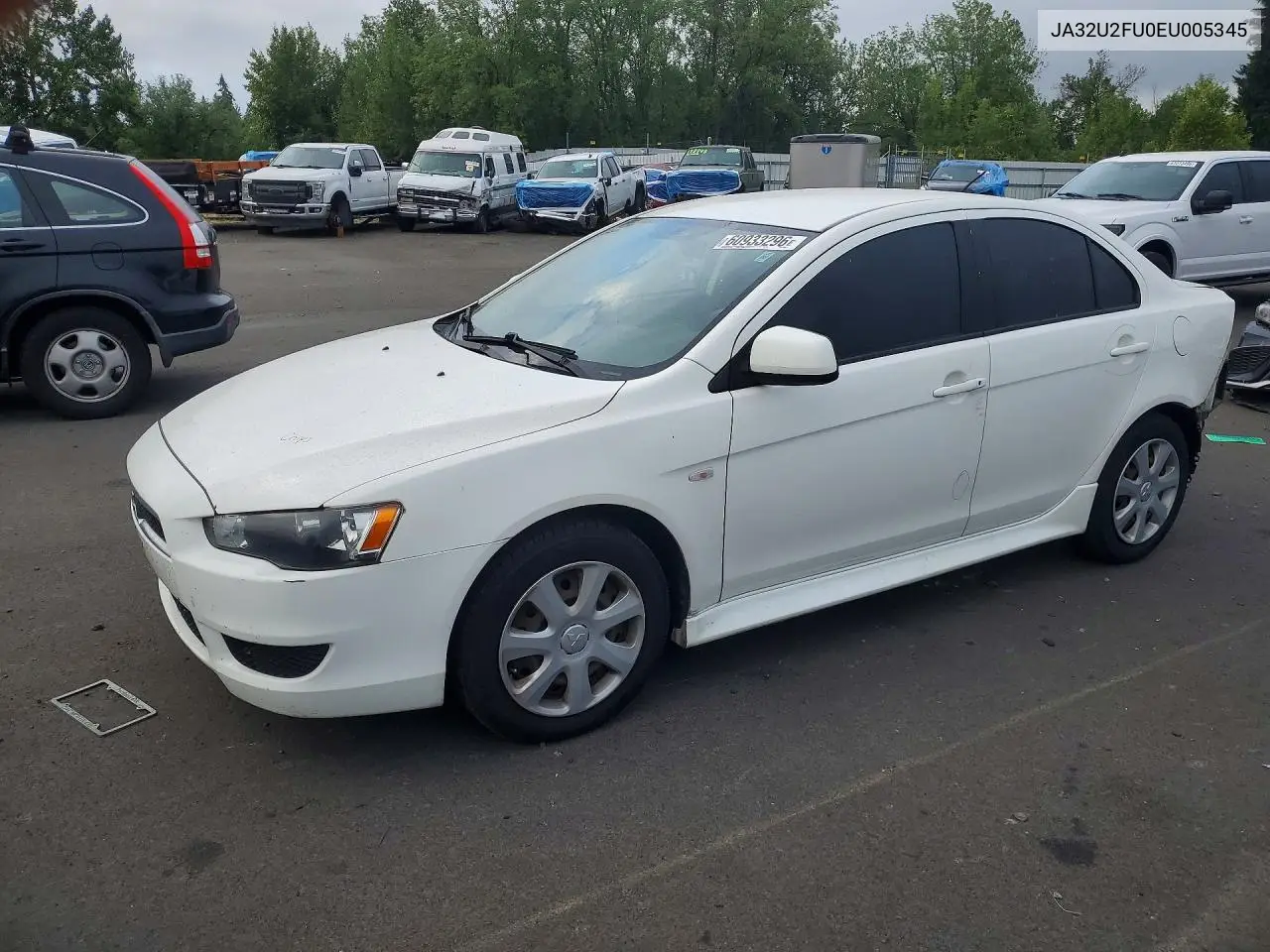 2014 Mitsubishi Lancer Es/Es Sport VIN: JA32U2FU0EU005345 Lot: 60933296