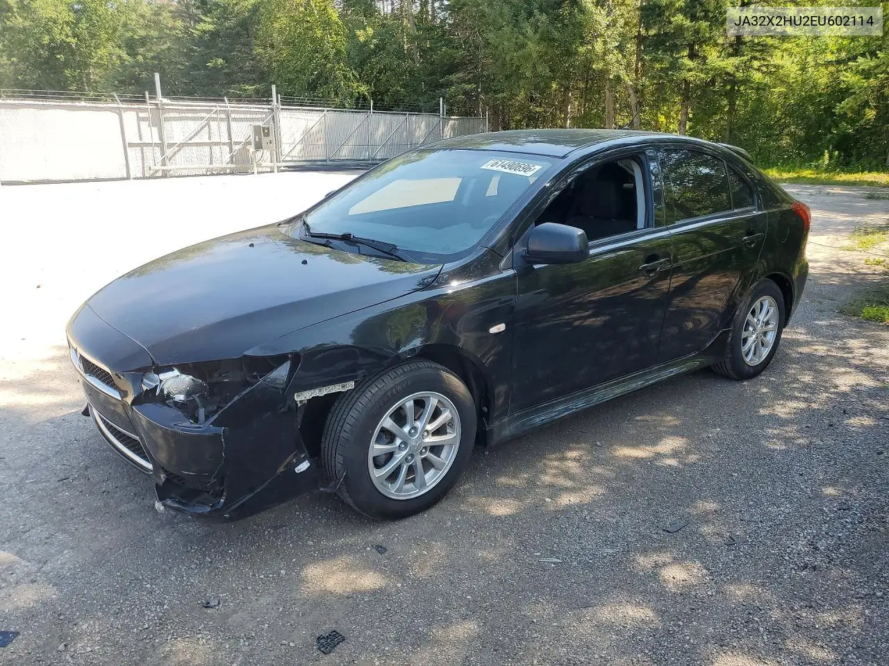 2014 Mitsubishi Lancer Es/Es Sport VIN: JA32X2HU2EU602114 Lot: 61490696