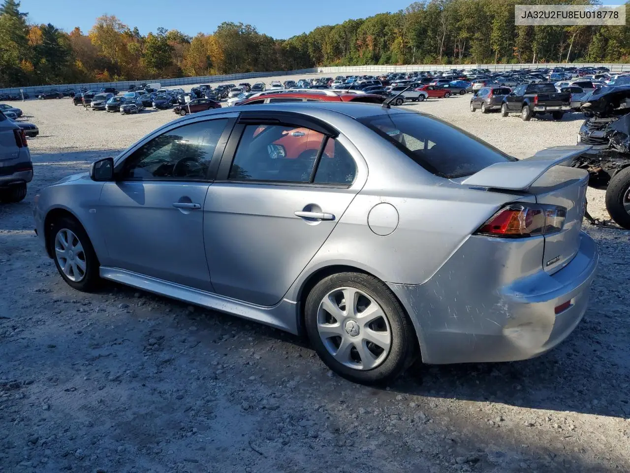 JA32U2FU8EU018778 2014 Mitsubishi Lancer Es/Es Sport
