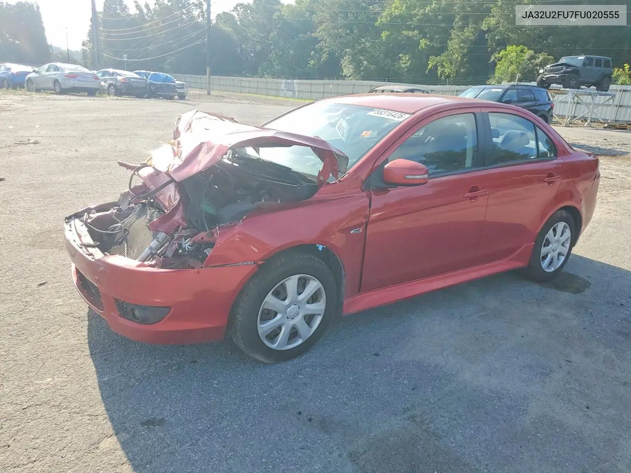 2015 Mitsubishi Lancer Es VIN: JA32U2FU7FU020555 Lot: 58316426