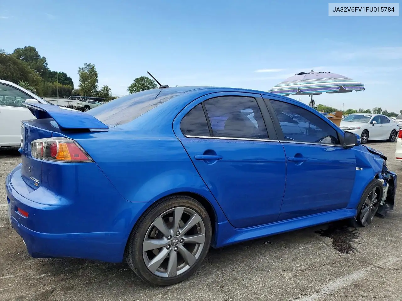 2015 Mitsubishi Lancer Ralliart VIN: JA32V6FV1FU015784 Lot: 60814596