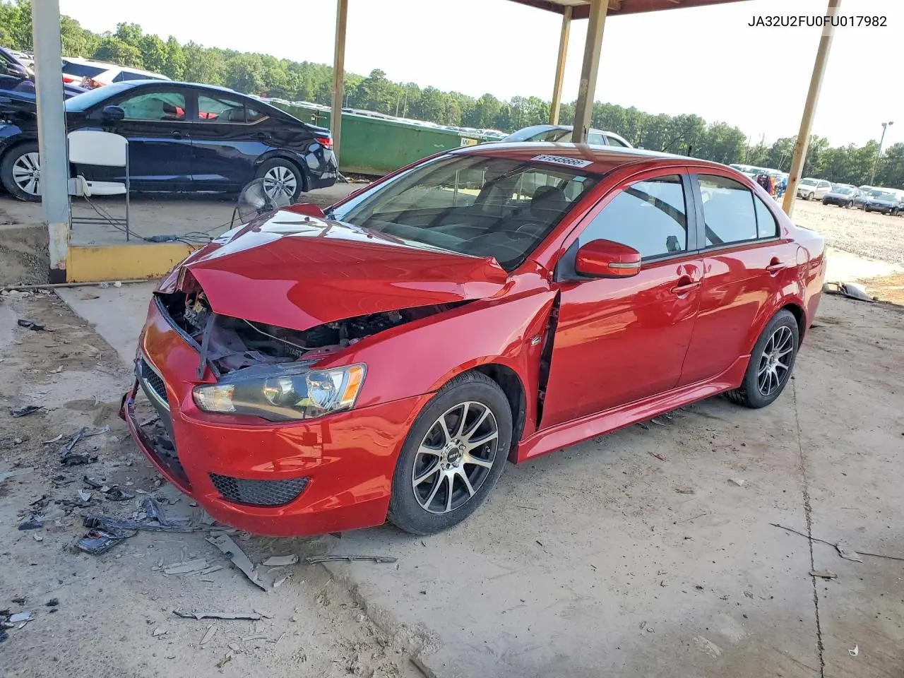 2015 Mitsubishi Lancer Es VIN: JA32U2FU0FU017982 Lot: 61545666