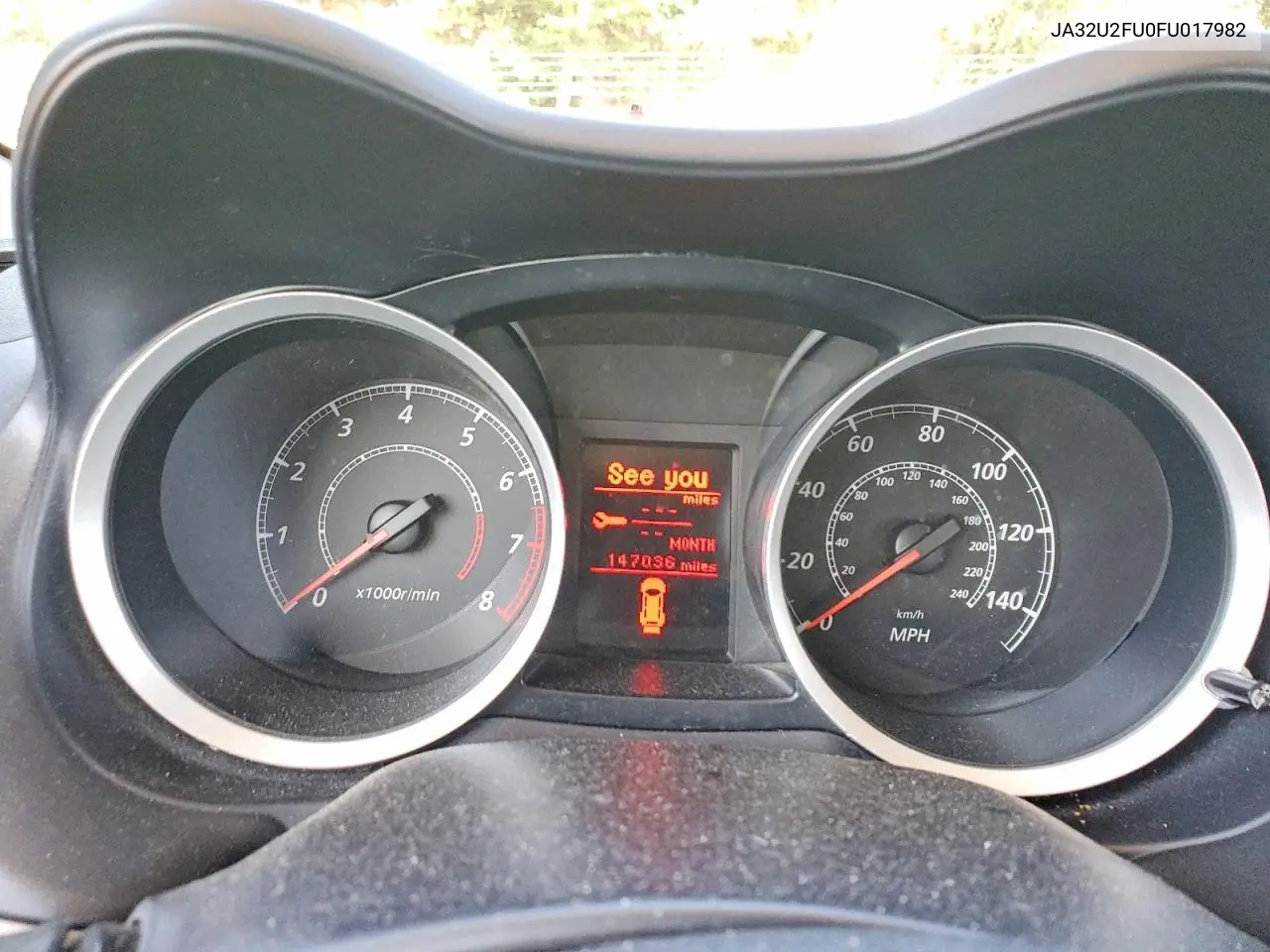 2015 Mitsubishi Lancer Es VIN: JA32U2FU0FU017982 Lot: 61545666