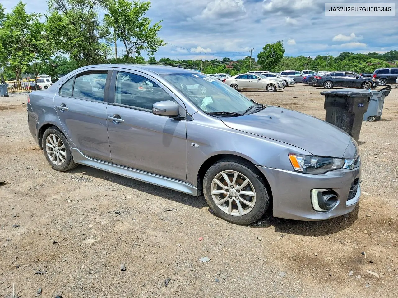 2016 Mitsubishi Lancer Es VIN: JA32U2FU7GU005345 Lot: 56814126