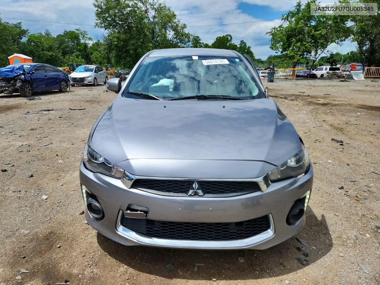 2016 Mitsubishi Lancer Es VIN: JA32U2FU7GU005345 Lot: 56814126