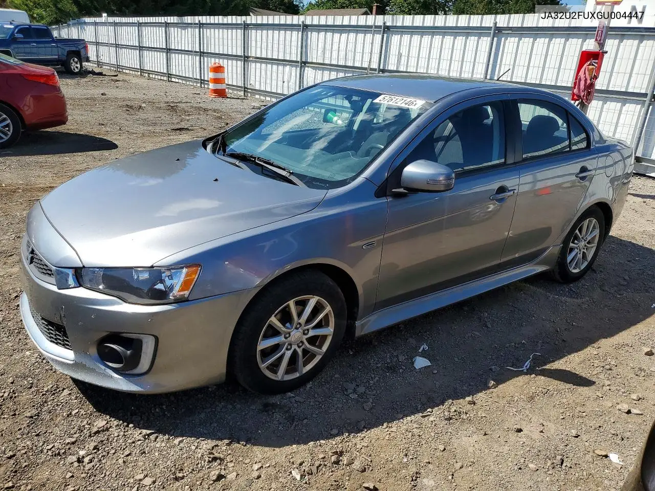 2016 Mitsubishi Lancer Es VIN: JA32U2FUXGU004447 Lot: 57612146