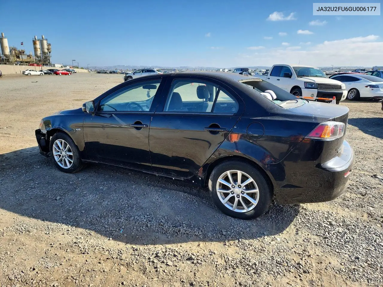 2016 Mitsubishi Lancer Es VIN: JA32U2FU6GU006177 Lot: 58983236