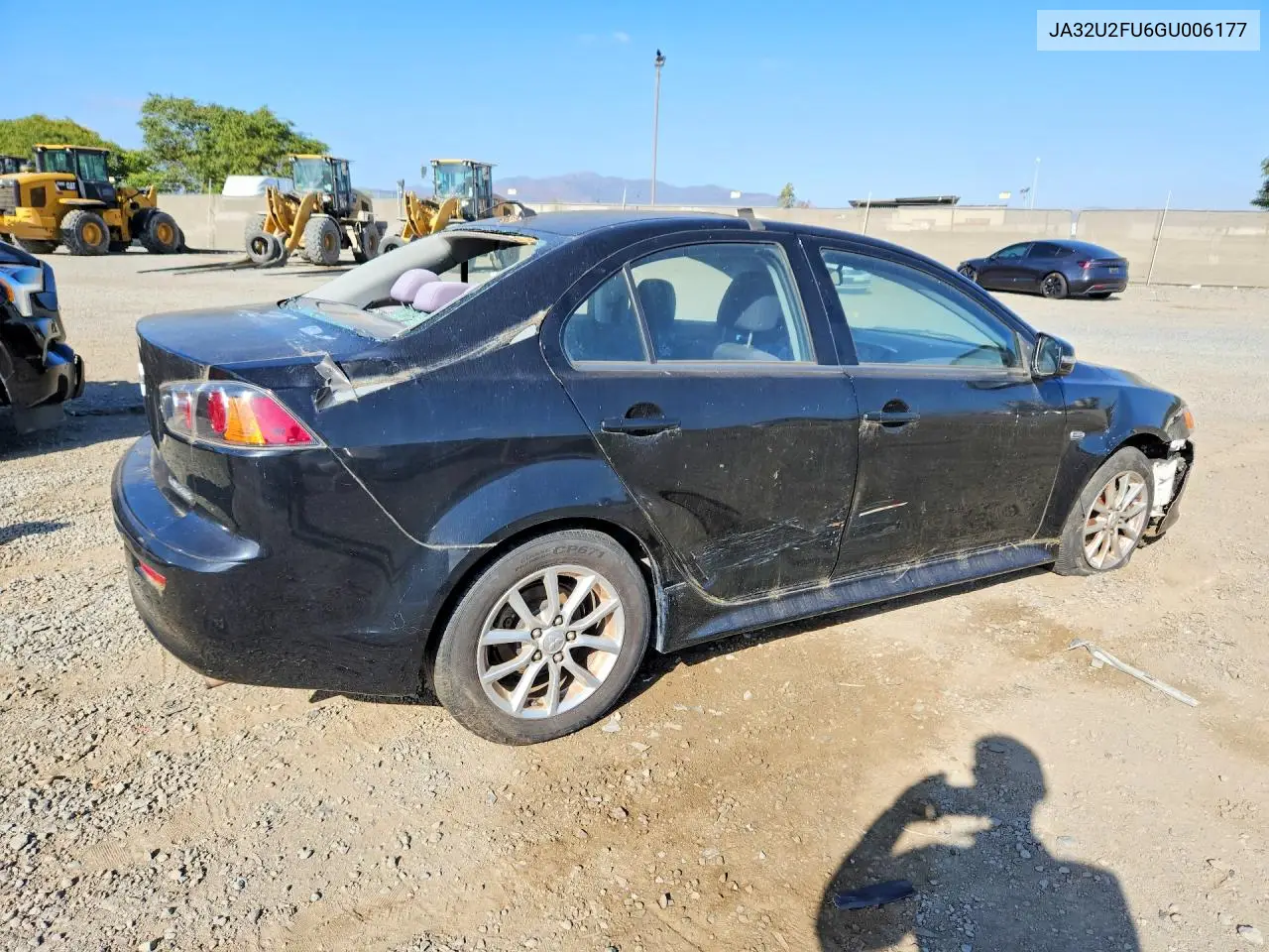 2016 Mitsubishi Lancer Es VIN: JA32U2FU6GU006177 Lot: 58983236