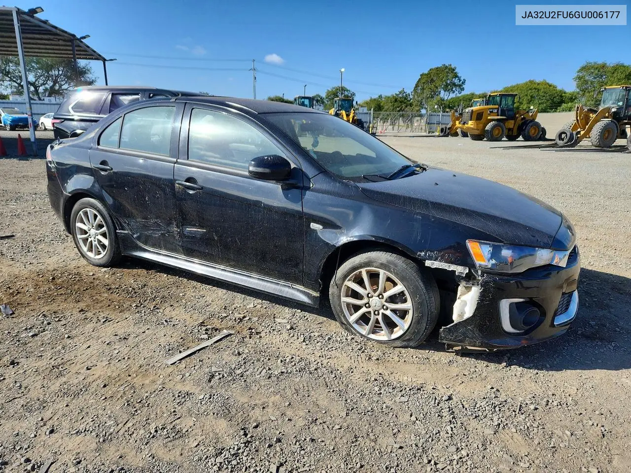 2016 Mitsubishi Lancer Es VIN: JA32U2FU6GU006177 Lot: 58983236