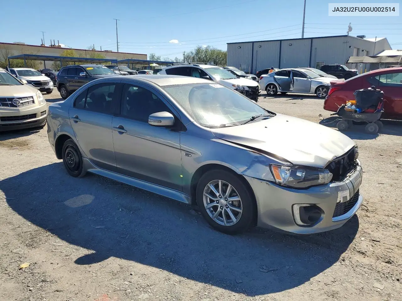 2016 Mitsubishi Lancer Es VIN: JA32U2FU0GU002514 Lot: 59897806