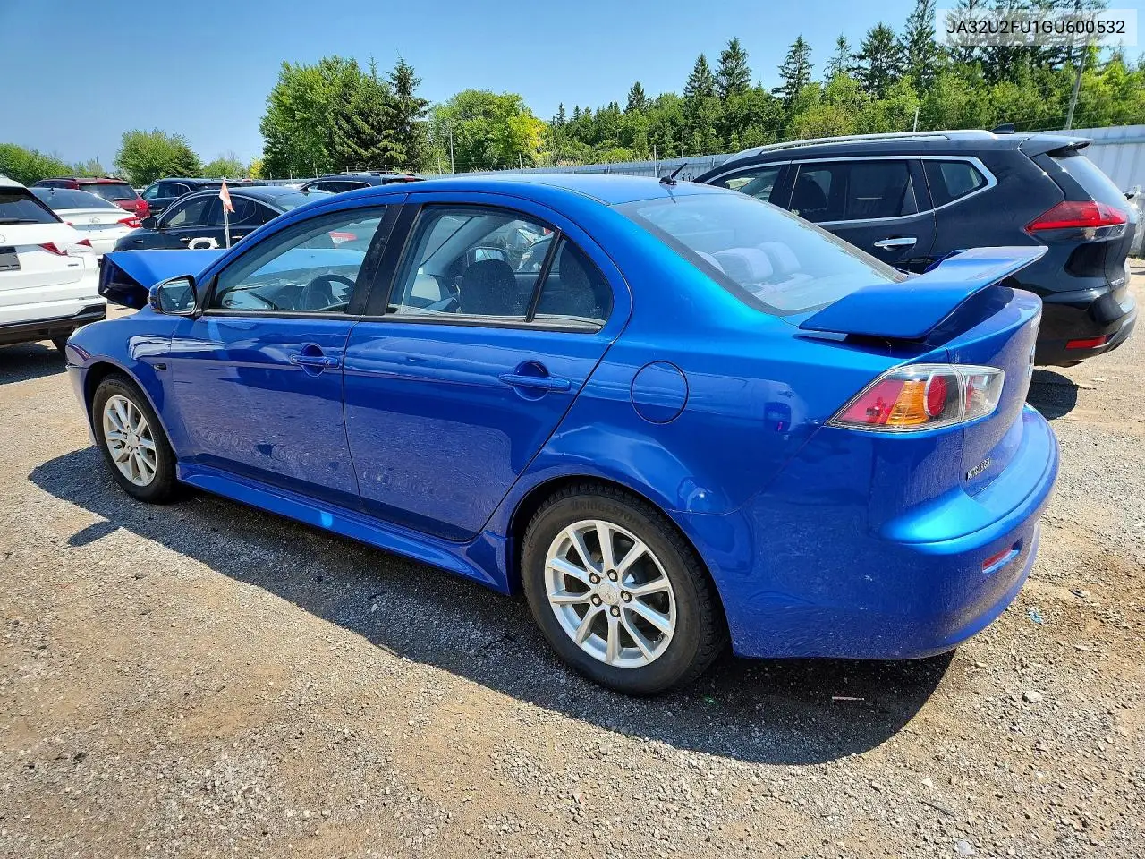 2016 Mitsubishi Lancer Es VIN: JA32U2FU1GU600532 Lot: 60075096