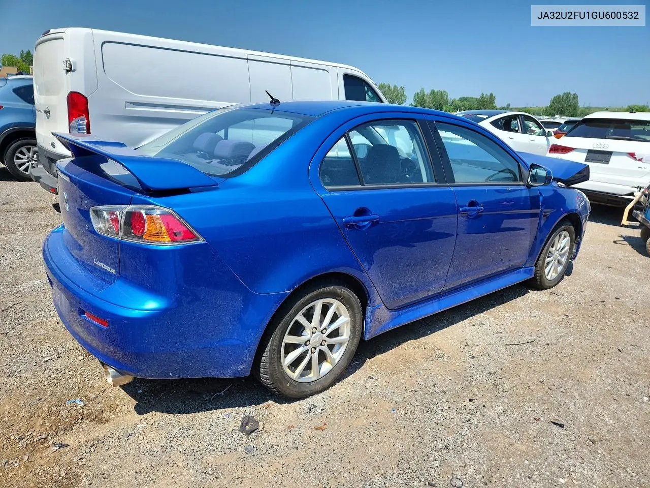 2016 Mitsubishi Lancer Es VIN: JA32U2FU1GU600532 Lot: 60075096
