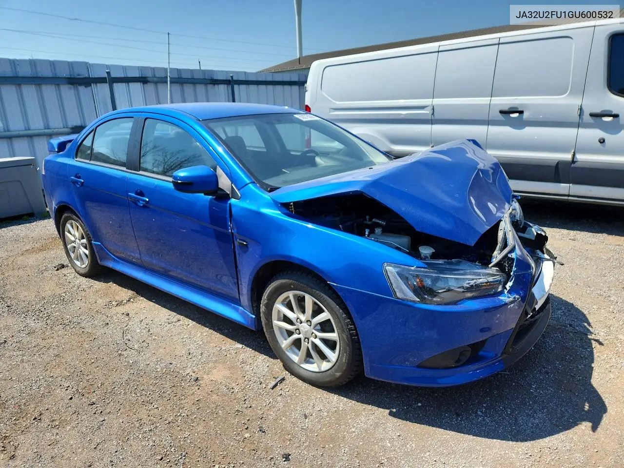 2016 Mitsubishi Lancer Es VIN: JA32U2FU1GU600532 Lot: 60075096