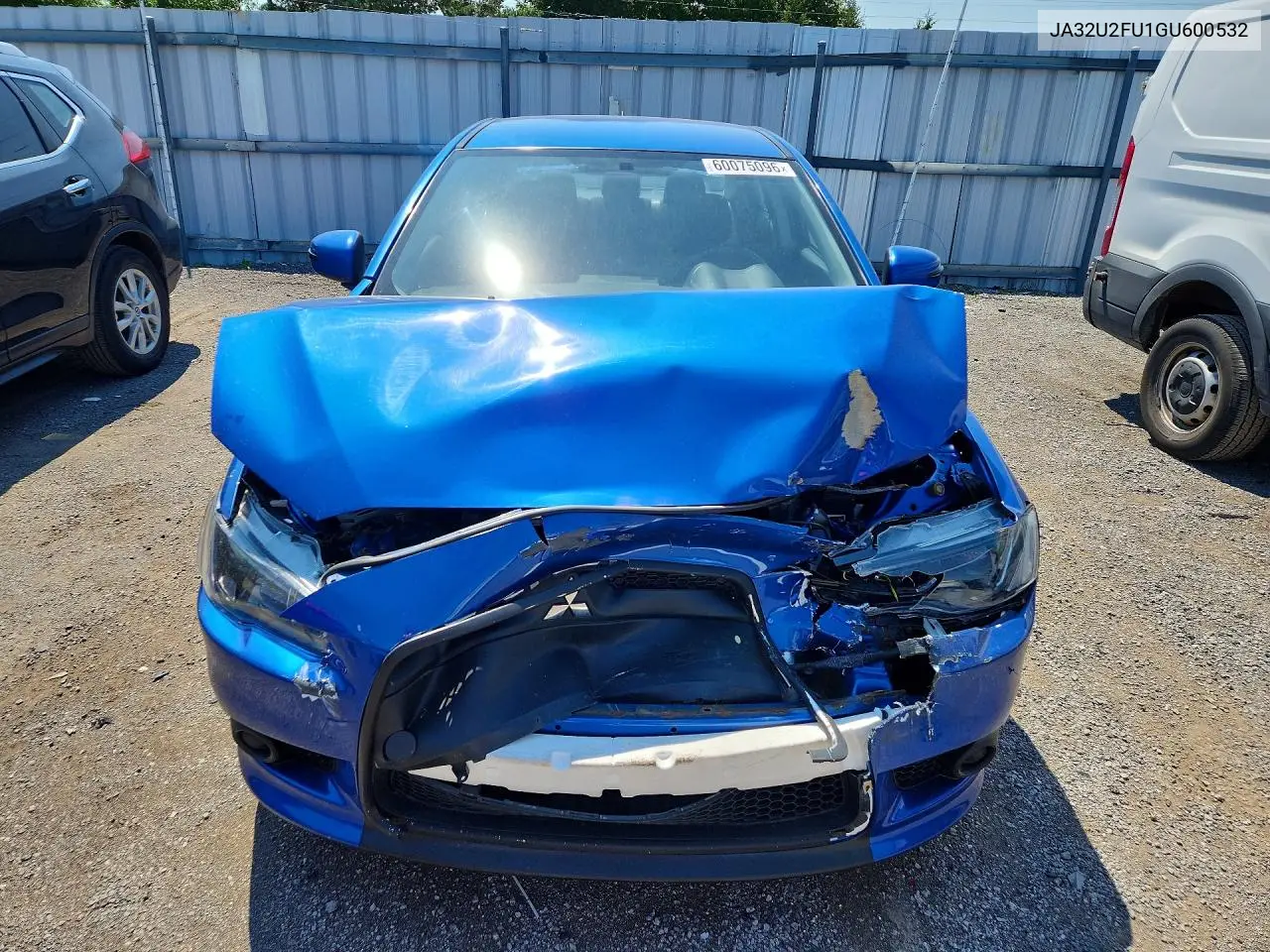 2016 Mitsubishi Lancer Es VIN: JA32U2FU1GU600532 Lot: 60075096